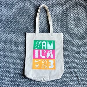 Nike Cream Siempre Familia Promotional Tote Bag